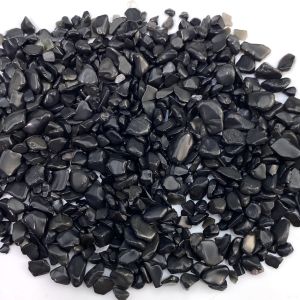 Random 50g/100g High Quality Obsidian Chips Decoration Natural Crystal Raw Stone Birthday gift Scene decoration.