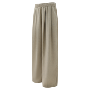 Old Money Style Simple Linen Mens Pants Casual Loose Drawstring