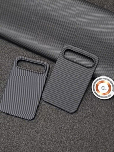 Casing for Huawei Pura X View PuraXView Kevlar Style 600D Aramid Slim Hard Cover MagSafe Magnetic Charging Breathable Woven Texture Anti-Slip Grip Anti-Fingerprint