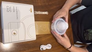 Mocababy Electric Breast Pump Wearable Armrest-Free Portable All-in-One hine Bilateral Mute Automatic Breast Pump