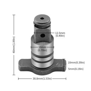 Electric Wrench Adapter Electric Brushless Impact Wrench Shaft Single/Dual Use Cordless Wrench Part Power Tool Accessory