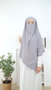 Ainun Hijab Jilbab French Khimar & Kerudung Bergo Instan