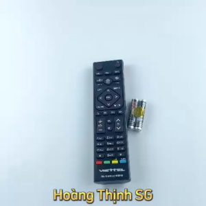 Remote điều khiển đầu thu truyền hình Viettel Mã 02 internet điều khiển tivi box Viettel - Tặng kèm pin - Tạp Hóa Lee