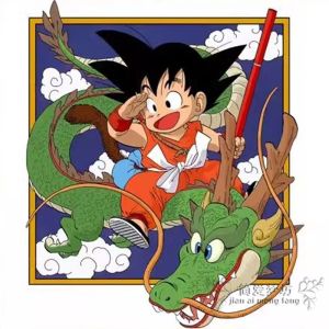 Bộ Thêu Chữ Thập Dragon Ball Z Full Cross Stitch 2025 Bộ Đồ Thủ Công Mới Nhỏ Dính Gạch Thêu Tay 5D