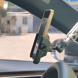 ที่จับเสา A ยึดที่วางโทรศัพท์ในรถยนต์ ปรับได้หลายมุม วัสดุโลหะผสม แข็งแรงทนทาน ใช้ได้กับ Land Cruiser Tank 300 500 Prado และรุ่นอื่นๆ