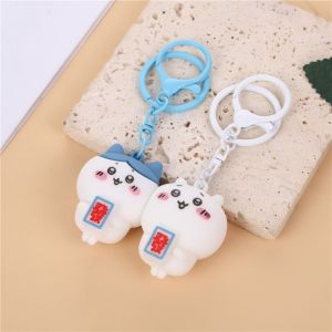 Bandai | Bộ Móc Khóa Đôi Hoạt Hình Sáng Tạo Phụ Kiện Nam Châm Dễ Thương Quà Tặng Lý Tưởng Cho Bạn Bè Thiết Kế Hachiware