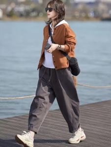 New Spring and Autumn Stylish Loose Matching Outfit Set