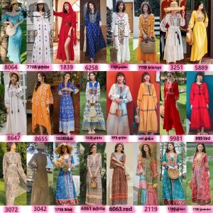 Thai National Style Seaside Holiday Long Sleeves Dress Northwest Desert Trip Shoot Plus Size Super Fairy Slimming Beach Dress