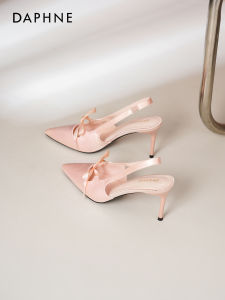 Daphne | New Summer Pink Satin Pointed Wedding High Heels