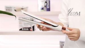 Sonifer Store Anti-Static Flat Iron with Floating Ceramic Plates and Digital Control Hair Straightener 45W Ceramic Tourmaline Ionic Flat Iron Hair Straightener