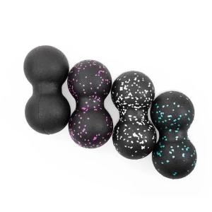 1 Pcs Fitness Peanut Ball Double Lacrosse Mobility Massage Yoga Block For Self-Myofascial Release Deep Tissue Muscle Relaxation