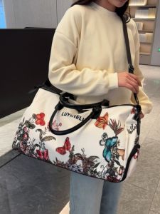 Túi Du Lịch Ngắn Ngày Dung Tích Lớn Túi Tập Thể Dục Chống Thấm Nước Có Thể Khóa Kéo Túi Du Lịch Kéo Túi Đựng Hành Lý Phụ Kiện