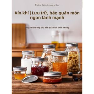 JUANSE | Lọ Kính Mason Đạt Tiêu Chuẩn Thực Phẩm