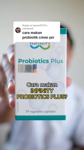 Infinity Probiotic Plus (30 vegetable capsules) [Halal Imported Denmark Lactobacillus Prebiotic]