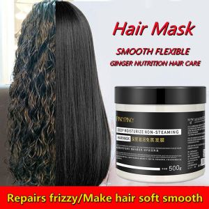 PINKYPINKY Hair Mask Keratin Hair Treatment Mask Deep Moisturize Non-Steaming Hair Mask Moisturizing Smooth Improve Damaged Hair Conditioner 缤肌免蒸发膜 500g