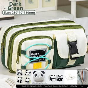 Stylish Stain-Resistant Multi-Layered Pencil Case