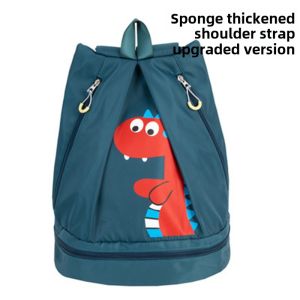 Lose Big Sale! Kids Dry Wet Separation Swim Bag Water-Proof Bag Beach Backpack Swimsuit Storage Bag