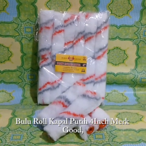 Bulu Roll Kapal Putih 4 Inch 4 4In Merk GOOD atau ALPHA PER LUSIN