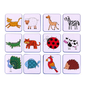 Đồ Chơi Giáo Dục Montessori Cho Trẻ Em Từ 3-6 Tuổi Đồ Chơi Hình Động Vật Mặc Quần Áo Họa Tiết Trò Chơi Ghép Đôi Cho Trẻ Mẫu Giáo