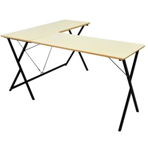 โต๊ะคอมพิวเตอร์ ชุดโต๊ะทำงานเข้ามุม โต๊ะคอม Computer Desk โต๊ะวางคอมพิวเตอร์ โต๊ะไม้ โต๊ะคอมเกมมิ่ง Gamer Furniture รุ่น ZJ1