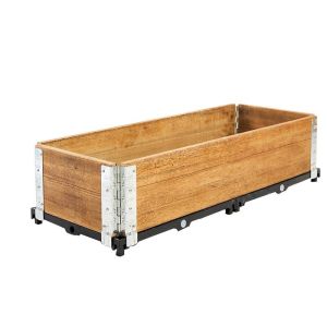 Large Size Corrosion-resistant Wood Flower Box Outdoor Planting Box Courtyard Wooden Flower Pot Balcony Roof Vegetable Garden Special Use Box Combination