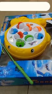 Đồ chơi 2in1 câu cá trẻ em kết hợp đập chuột 2 cần câu 2 búa phù hợp cho bé 2 - 6 tuổi sử dụng pin AA