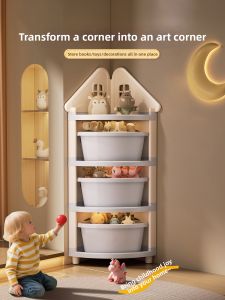 Kaman | Corner Multi-layer Bookshelf Rack