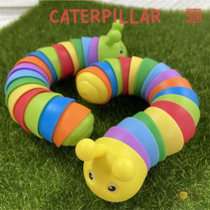 TAIYO Mainan Anak Puzzle Caterpillar Ulat Plastik Edukasi Toy Sensory Motorik Animal Lucu