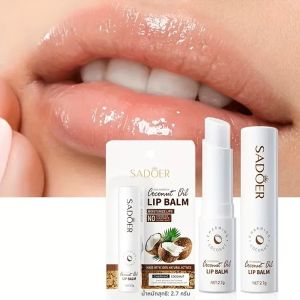 Coconut Lip Balm บํารุงและความชุ่มชื้นยาวนานสําหรับผู้ชายและผู้หญิง Daily Care Lip Balm