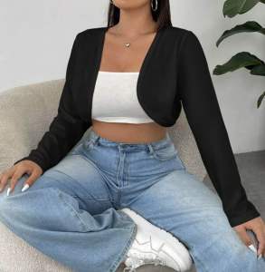 PLUS SIZE TOP / PLUS SIZE CROP TOP / PLUS SIZE CARDIGAN / PLUS SIZE COVER UP / PLUS SIZE LONG SLEEVE TOP