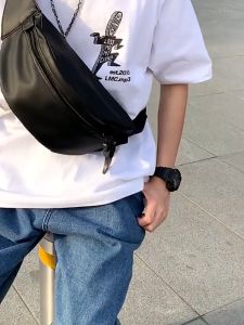 Aopuly Men Chest Bag Leisure Sports Splash Proof Waist Bag Fashion Student Work Clothes Riding Luggage Mobile Phone Bag Couple Crossbody Bag