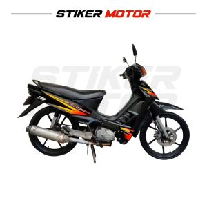 SH25 Striping Stiker Sticker Lis Suzuki Shogun Kebo 110 R Tahun 1997 1998 1999 Lis Motif Ori Variasi Lz