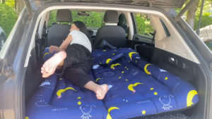 【COD】SUV & Car Back Seat Air Mattress - 4/6 Split Foldable Inflatable Bed for Camping Travel | Quick Inflation Portable Car Mattress