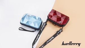 Baellerry 2023 New Womens ABS+PC Makeup Bag Portable Makeup Case Travel Cosmetic Bags 1205