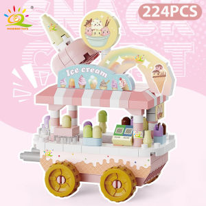 HUIQIBAO | HUIQIBAO DIY Food Street View Shop Series Sushi Convenience Store Building Blocks Architecture Bricks Toys for Adult Gift