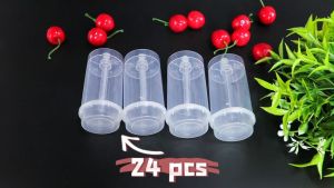 20Pcs Reusable Cake Push Pop DIY Dessert Push Up Pop Containers Wedding Push Cake Holder