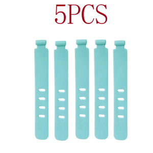 30/5PCS Cable Organizer Ties Charger Cord Management Silicone Cable Straps Wire Manager Mouse Earphones Holder Data Line Winder