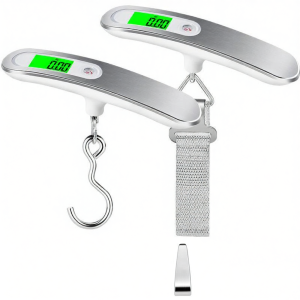 Stainless Steel Portable Handheld Luggage Scale 50kg