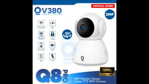 V380 Q8PRO 3MP Wireless CCTV Camera WiFi Network IR Night Vision PTZ Home Security IP Camera