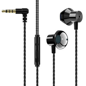 Gaming In-Ear Wired Earphones Type-C Flat Mouth Universal for Oppo Xiaomi Vivo round Hole Suitable Earplug Interface