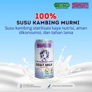 Paket 4 PCS Sukam: Susu Kambing Steril & Berkualitas Tinggi