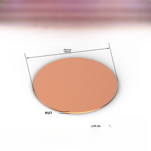 แผ่นกลมชุบบรอนซ์สีม่วง T2 แผ่นทองแดงแท้ แผ่นดิบ แผ่นกลมหนา แผ่นทองแดงสำหรับอุปกรณ์เครื่องกล