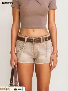 SMFK | Low Waisted Heavily Encrusted Shorts