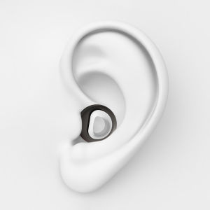 HUAK plus Ear Plugs with Mute for Extra Coverage High-Fidelity Reusable Ear Tips in 4 Sizes (XS/S/M/L) for Concerts And Festival