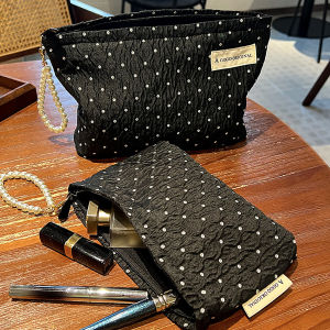 Makeup Bag Zipper Pouch Travel Cosmetic Bags Organizer for Women Small Make Up Bag Toiletry Bag