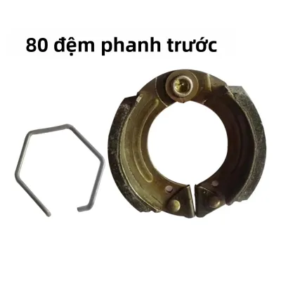 Bộ Má Phanh Xe Đạp Điện 80MM Phía Trước Phía Sau Dành Cho Xe Đạp Điện Xe Máy Xe Tay Ga - Phụ Kiện Xe Máy Xe Đạp Điện