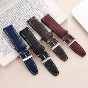 20mm 22mm Quick Release Calfskin Leather Watch Strap Replacement for Universal Men Women Soft Leather Watch Band Accessories