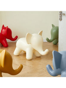 MU FENG ZHI NAN | Creative Cartoon Elephant Kids Stool
