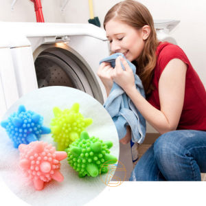 Combo 5 quả bóng giặt mini giúp đánh bay vết bẩn - Quả cầu gai giặt đồ