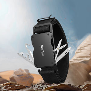 NEW NexTool Multifunctional Belt P50 Men Waist Buckle Repair Tool EDC Tool Screwdrivers Scissors File Bottle Opener SIM Card Pin Remover Outdoor Camping Hand Tools